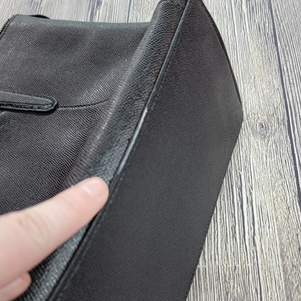 Coach Madison Hobo Black Leather Bag